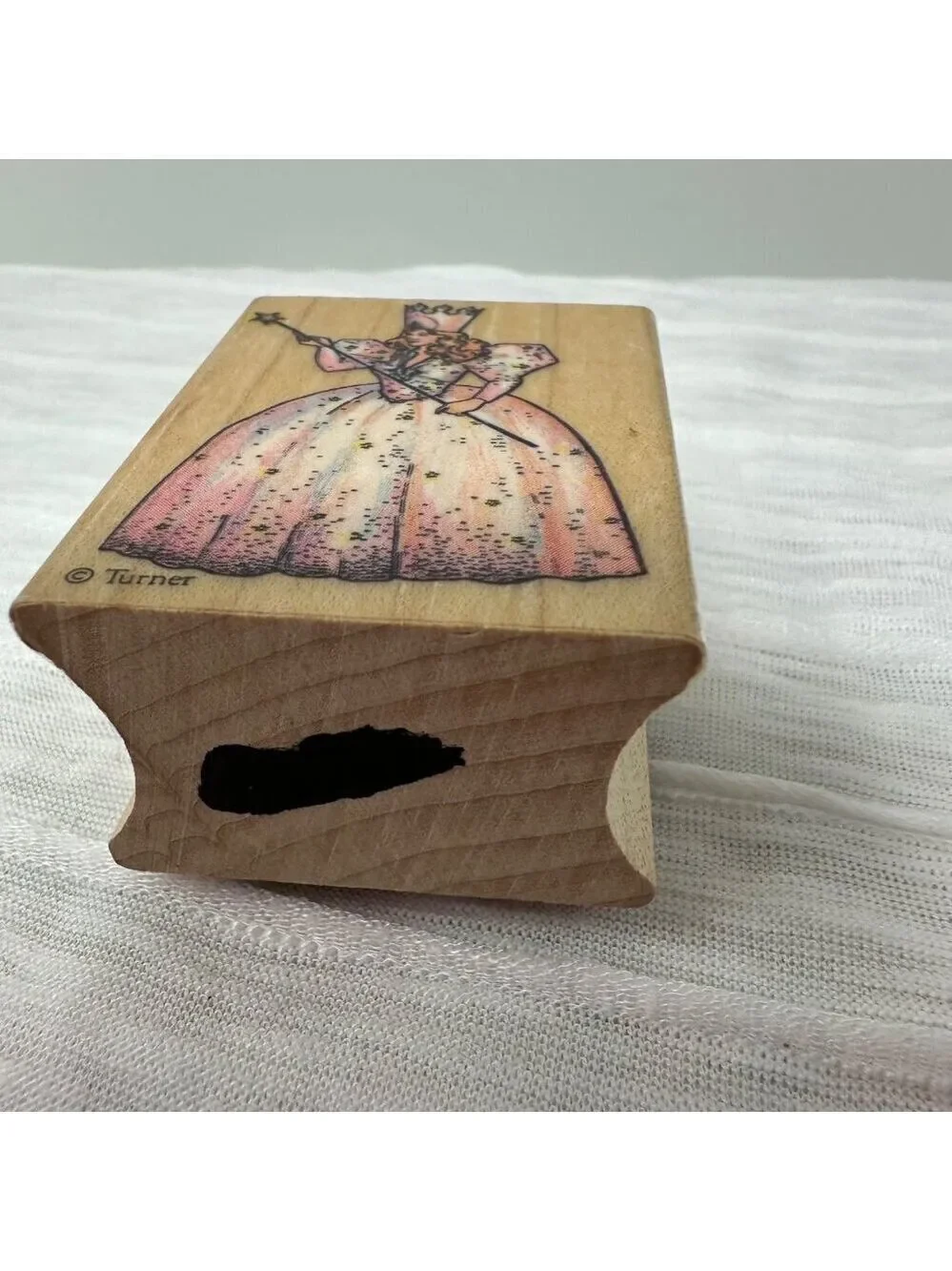 Glinda Wizard Of Oz Rubber Stamp Wood Mount 806E All Night Media Turner